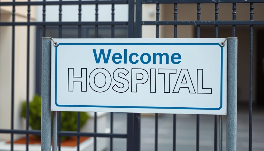 King's College Hospital entrance sign, related to ransomware attack on NHS blood services.