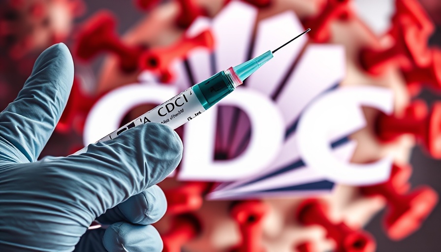Thimerosal vaccine preservative autism concerns; CDC syringe imagery.