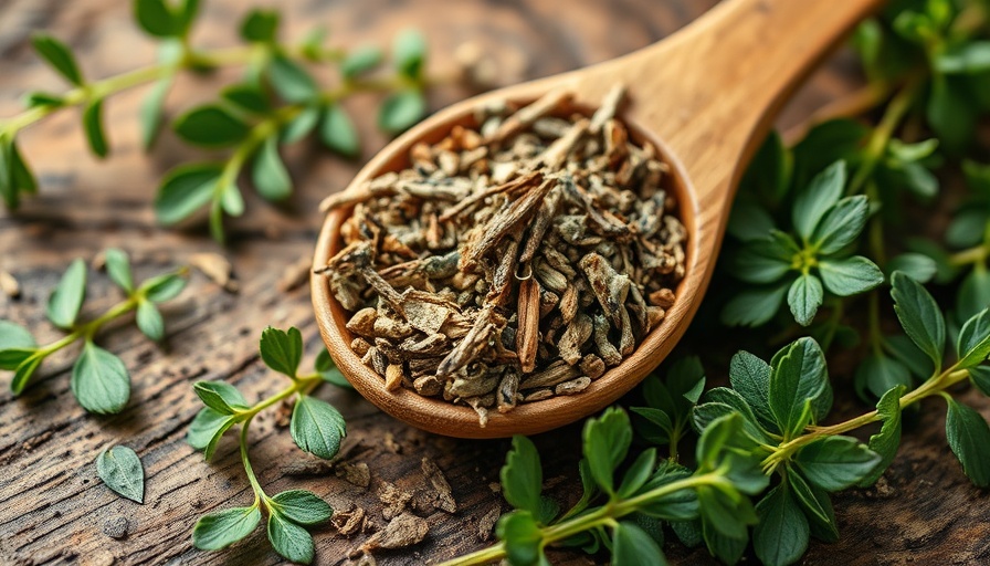 Dried and fresh oregano on wooden spoon highlighting benefits of oregano.