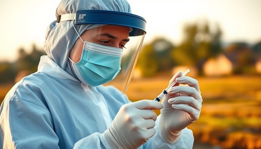 Vaccine roll-outs cut deaths by 60% as healthcare worker prepares syringe.