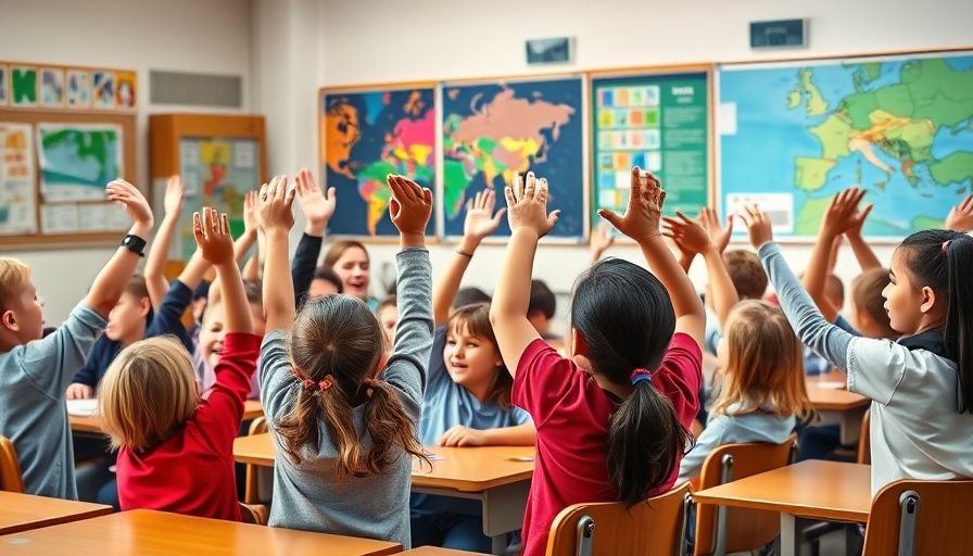 Engaged classroom scene emphasizing how to raise an inquisitive child.