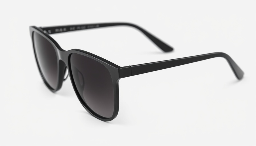 Ray-Ban x A$AP Rocky sunglasses, sleek black futuristic style