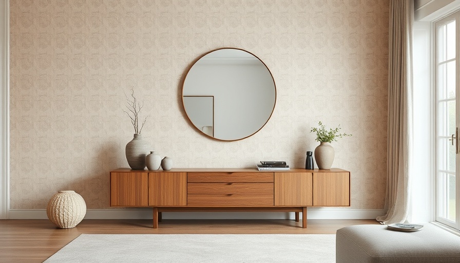 Elegant room design featuring textured wallpaper ideas with stylish decor.