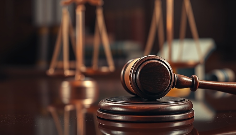 Wooden gavel in a courtroom setting related to Pittsfield violent stabbing.