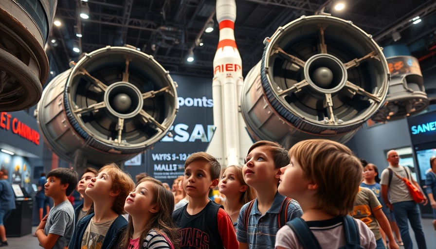 Astrotourism trips for kids in a space museum.