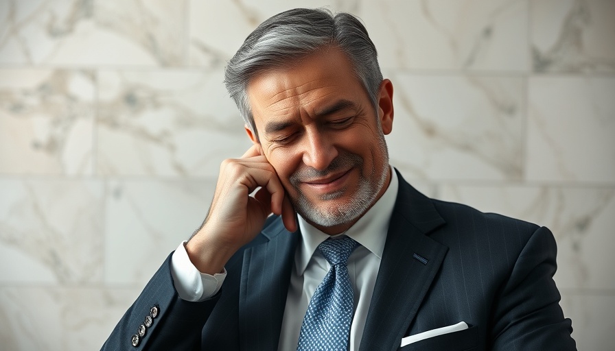 Distinguished man smiling, balancing cholesterol without medication.