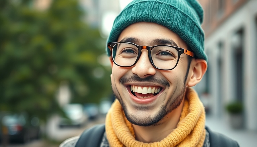 Leicester poet laureate Akshay Sharma smiling outdoors.