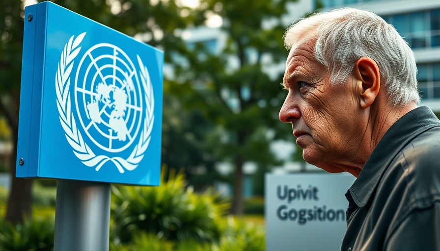 Older man beside World Health Organization sign, U.S. rejects amendments to International Health Regulations.