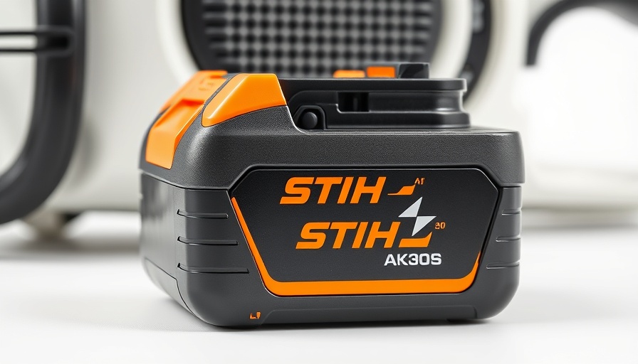 Stihl AK 30 S battery product image, detailed and well-lit.