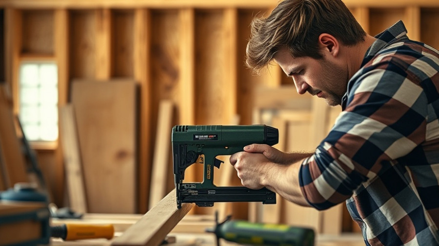 DIY living room charging station construction in a workshop.
