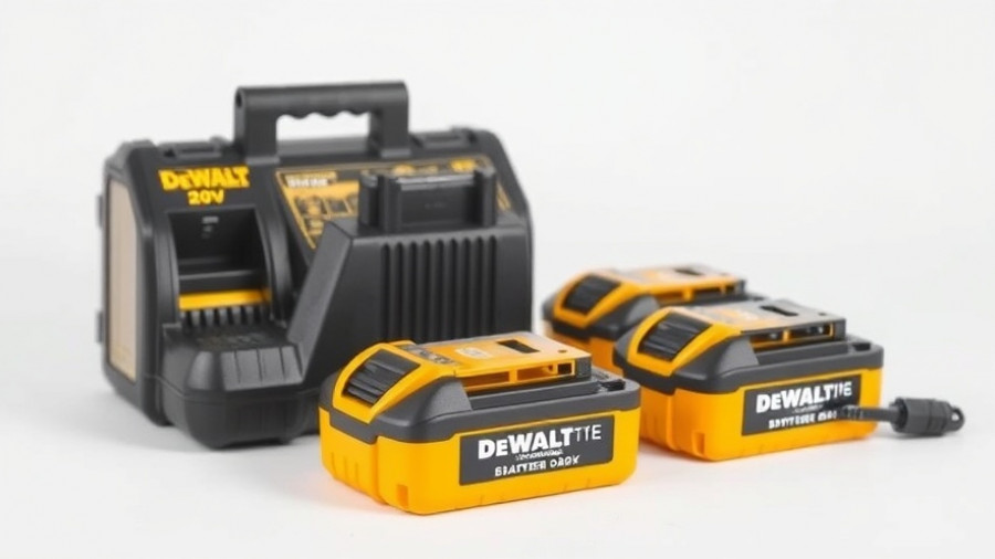 Get Two FREE DeWalt Bare Tools with 20V Battery Starter Kit Purchase.