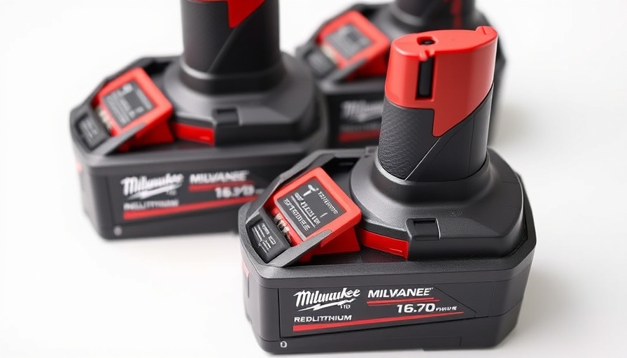 Milwaukee M18 REDLITHIUM batteries at Acme Tools.