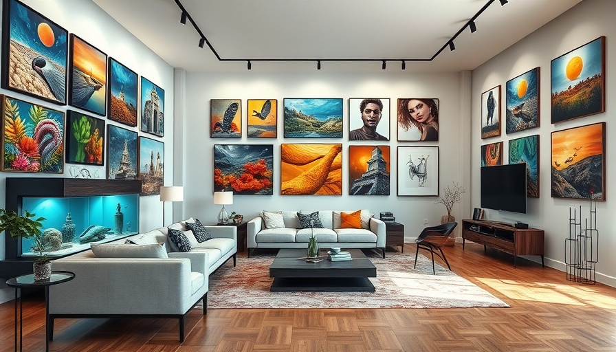Art Tank collection in a modern home decor setting.