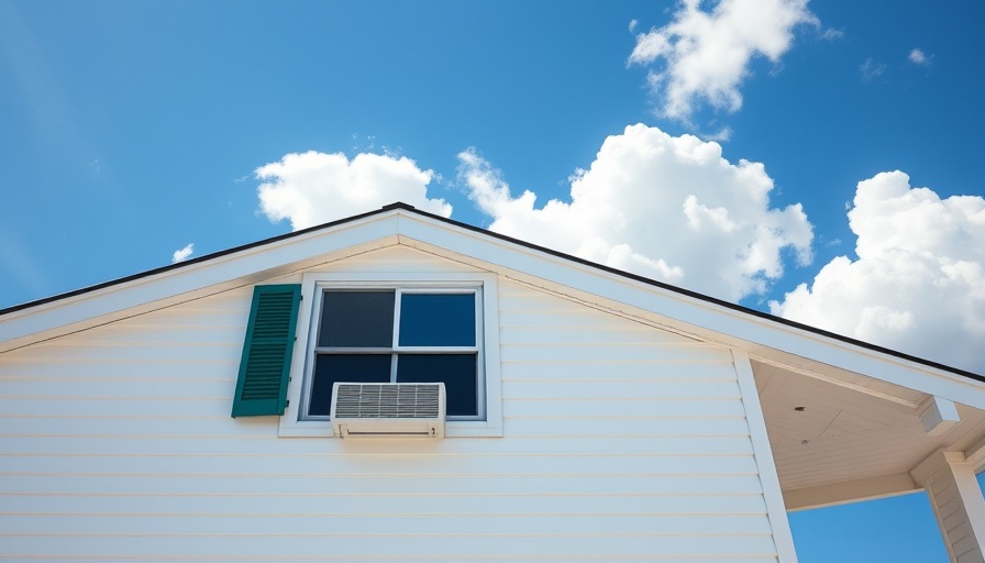 Classic white house with window air conditioner under blue sky, Why Isn’t My Window Air Conditioner Blowing Cold Air?