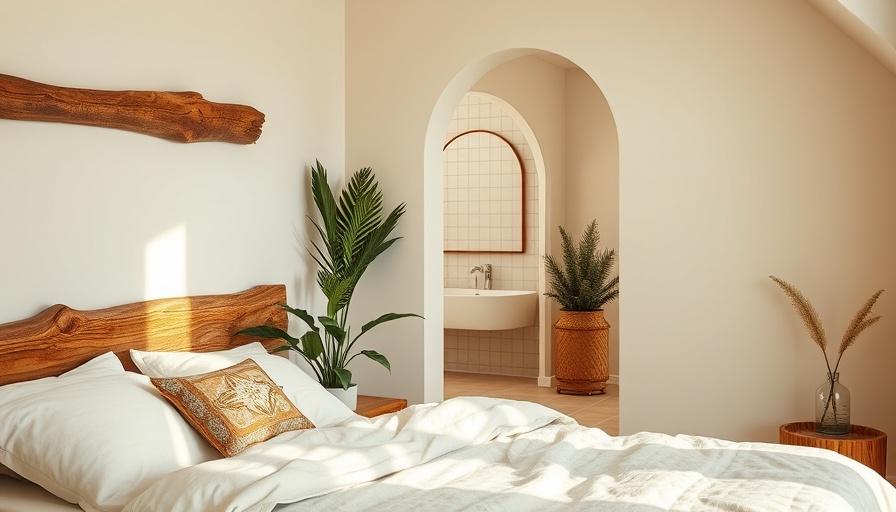 Spring Home Refresh in a serene bedroom with rustic decor and soft lighting.