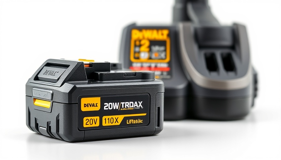 DeWalt 20V Max Battery Sale: batteries and charger.