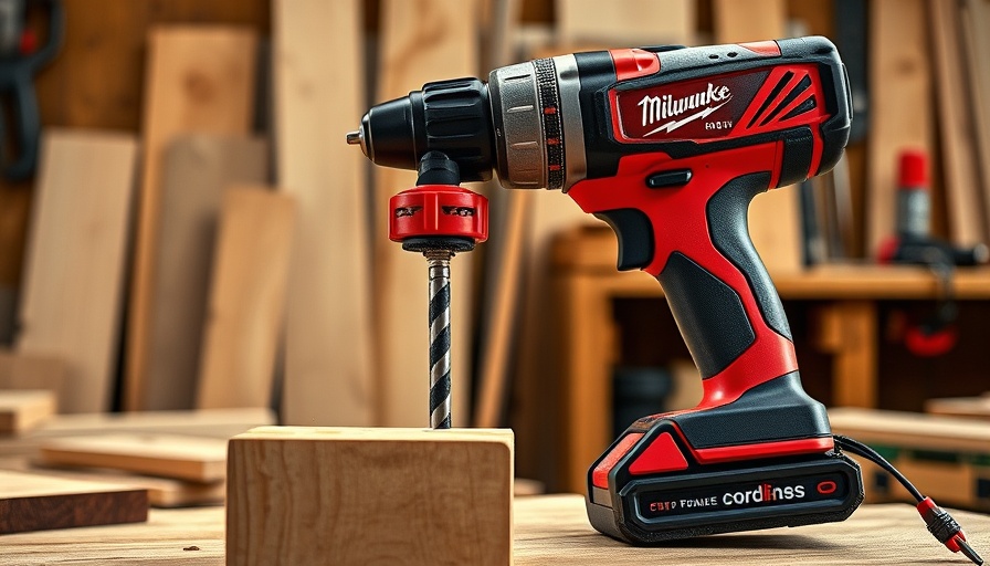 Milwaukee M18 cordless drill in action for Free Milwaukee M18 and M12 Battery Deals.