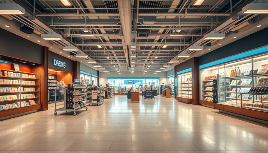 Big Lots Reopening: Empty store interior with modern decor.