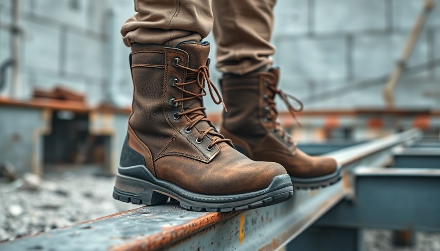 Ariat Activator Work Boots at construction site.