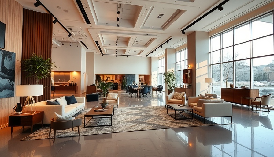 Currey & Company showroom redesign with elegant lighting and decor