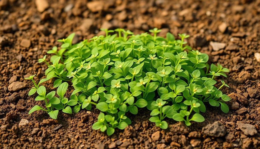 Spurge weeds growing on soil - how to get rid of spurge weeds guide.