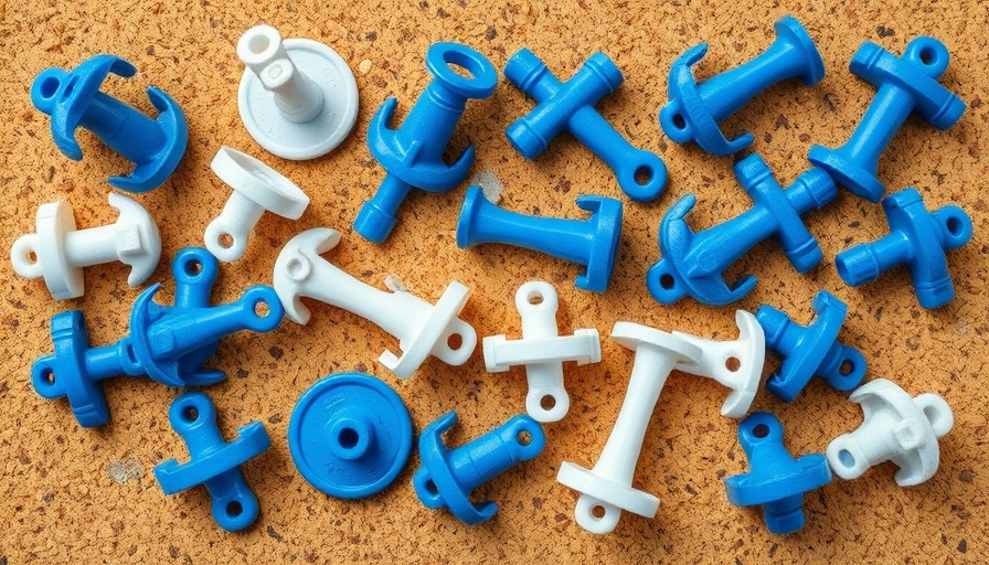 Assorted blue and white drywall anchors for Choosing the Right Drywall Anchor.
