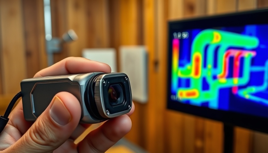 Thermal Master P2 Pro Thermal Camera close-up with thermal imagery