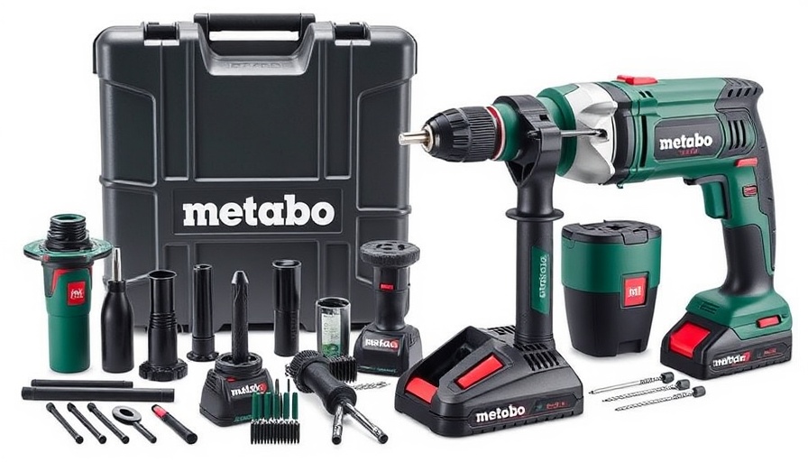 Free Metabo HPT Drill Promotion with complete drill set.