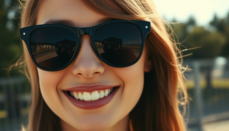 Woman wearing Wiley X Axe sunglasses smiling in sunlight.