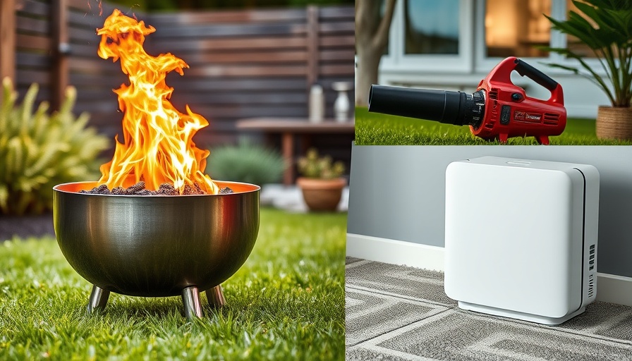 Prime Day alternatives for home improvement: fire pit, leaf blower, air purifier.