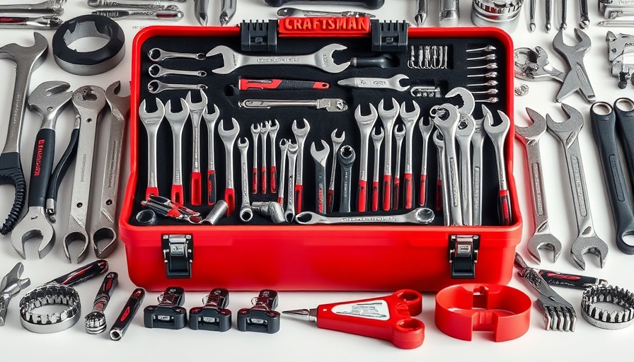 Comprehensive Craftsman 230-Piece Mechanics Tool Set displayed with box.