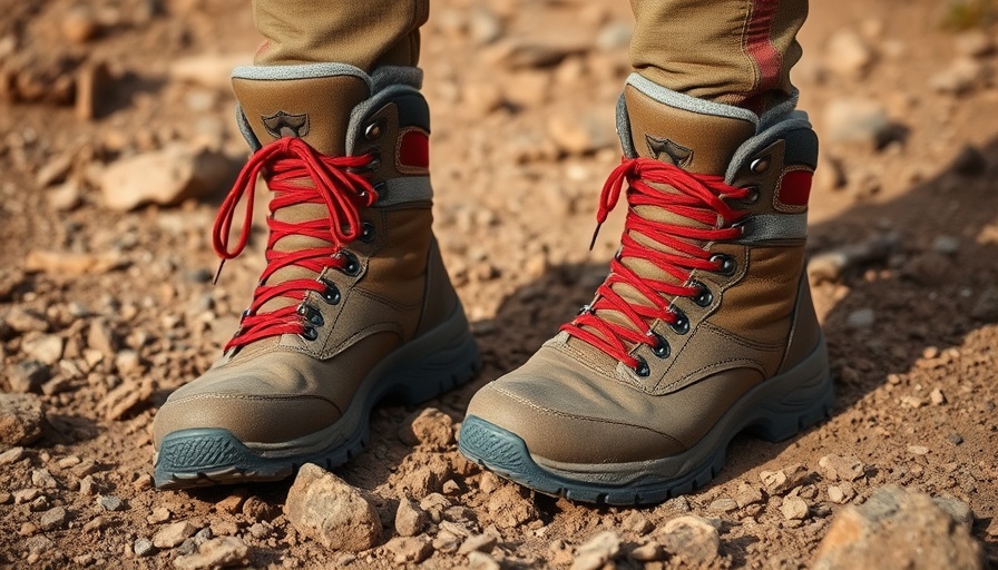 Meindl Comfort Fit Salo Trail Boots on earthy terrain, showcasing durability.