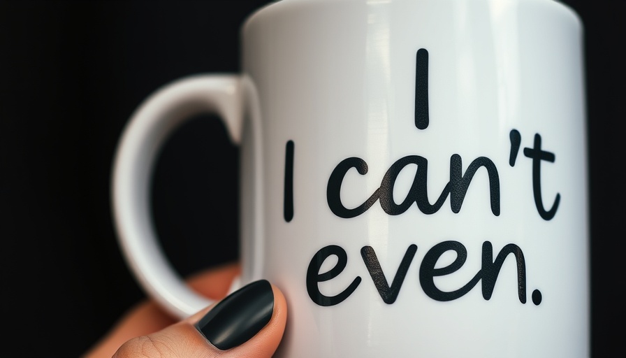 Mug saying 'I Can't Even' held by a hand; habits that drain potential.