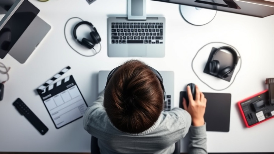 Tips for Freshman Year Success: Student workspace with laptop.