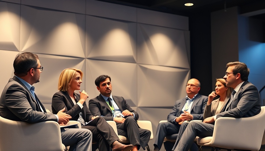 Panel of business professionals discussing financial planning