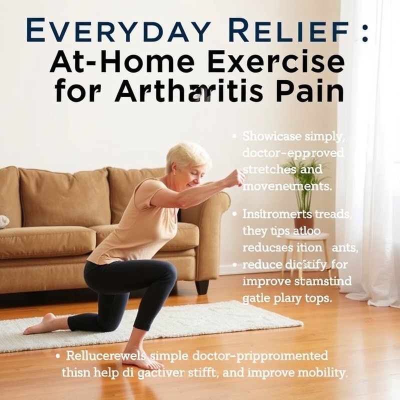 Doctor-approved at-home exercises for arthritis pain relief and mobility improvement.