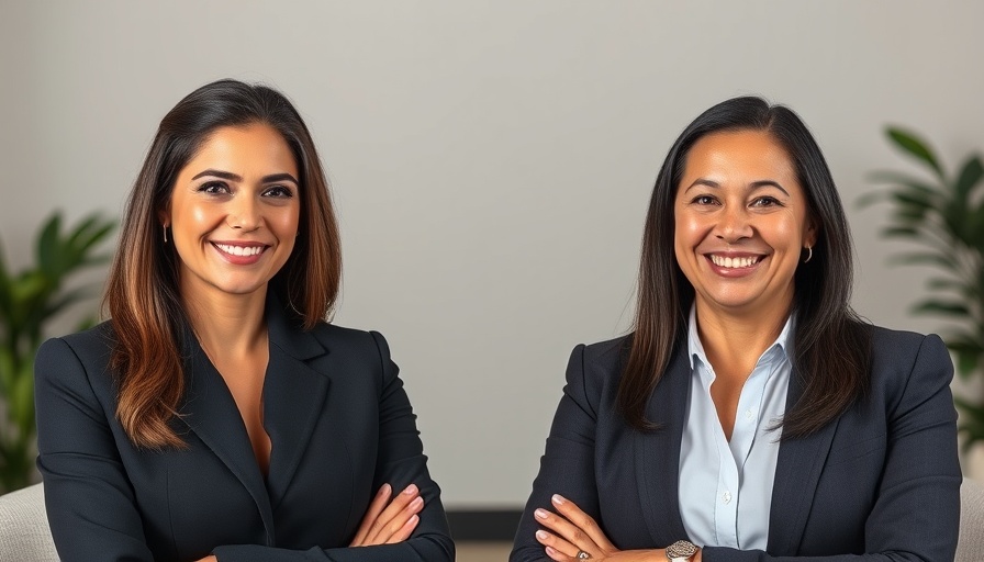 Professional individuals smiling in a studio setting, financial planning professionals.