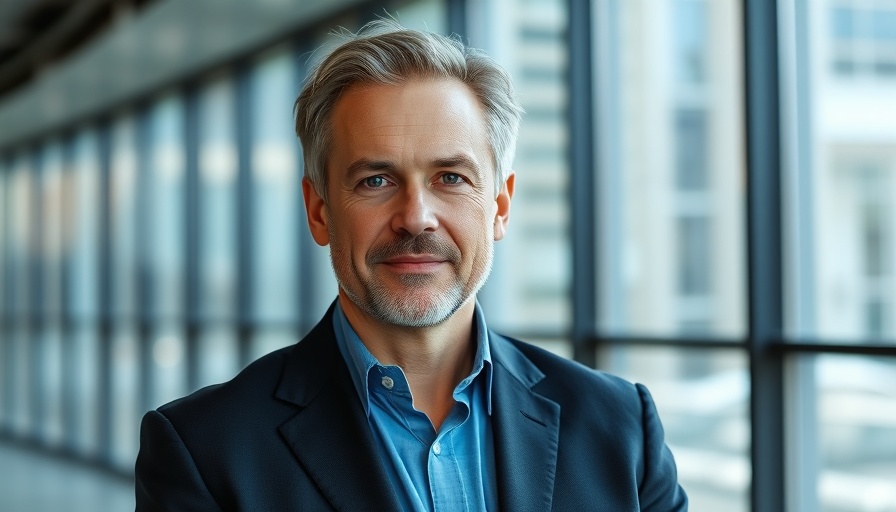 Middle-aged professional in office setting, financial planning concept.