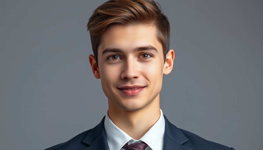 Confident young professional for financial planning