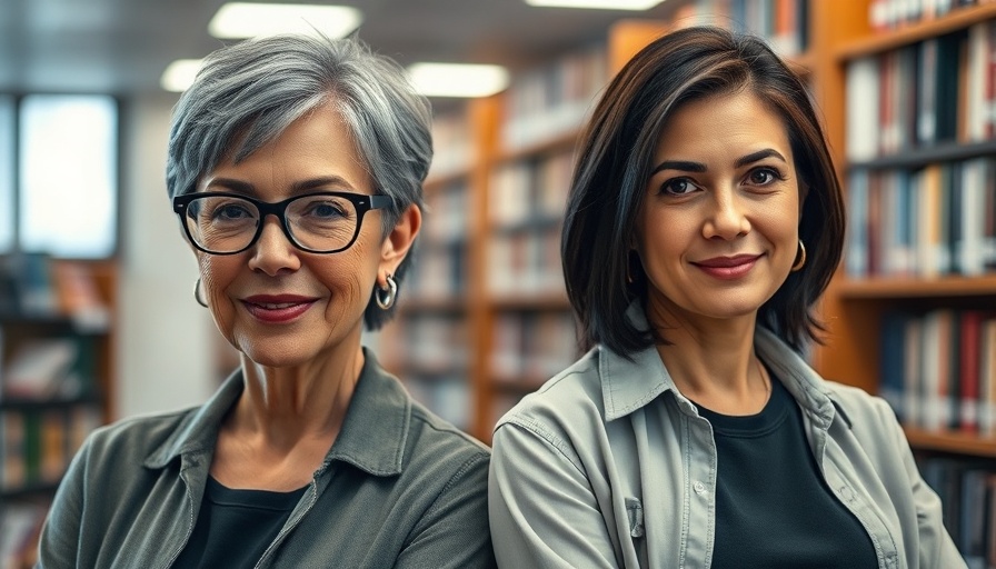 Two contrasting portraits of women discussing weight loss news.