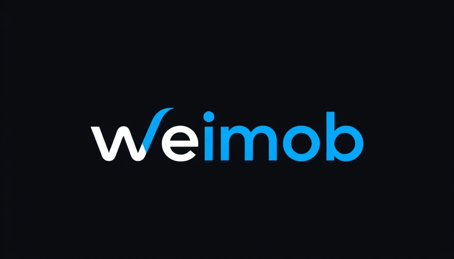 Weimob Inc logo on a dark background, representing revenue declines.