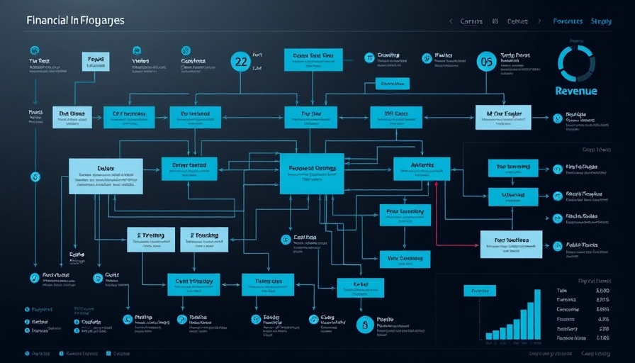 Kawan Renergy Berhad financial flowchart displaying revenue and expenses breakdown.