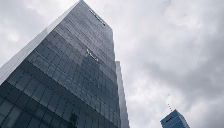 Financial Planning corporate building with reflective facade.
