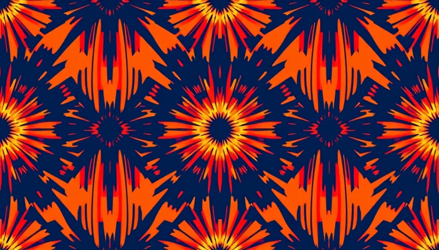 Abstract digital pattern illustrating Nutex Health earnings release theme.