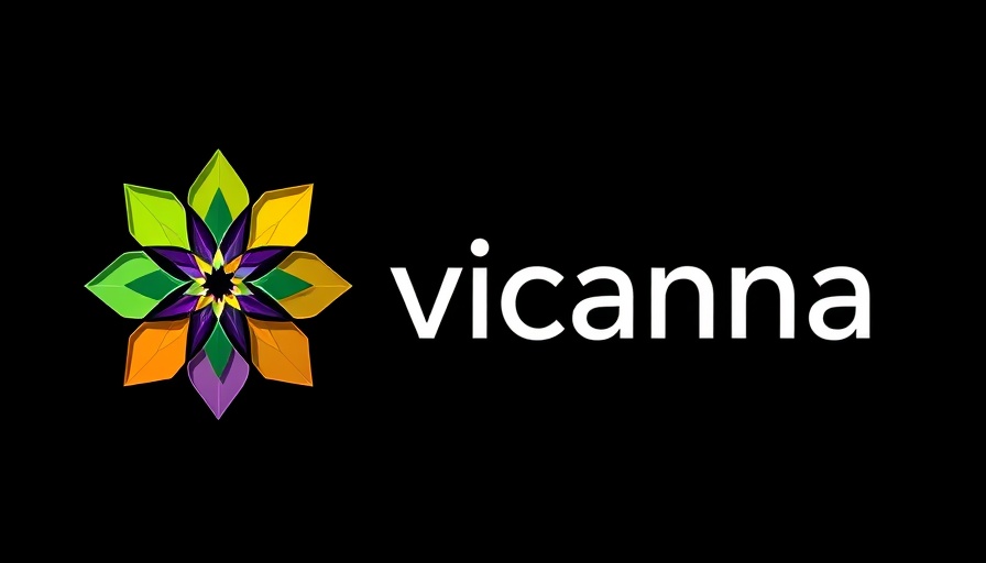 Geometric Avicanna logo with colorful mosaic for financial statements delay.