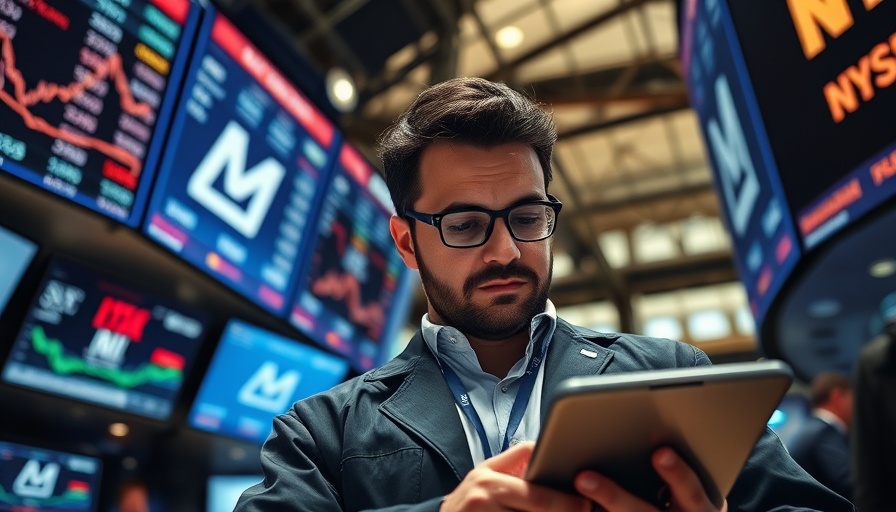 Focused trader analyzing stock data on tablet, Stock Market Investments