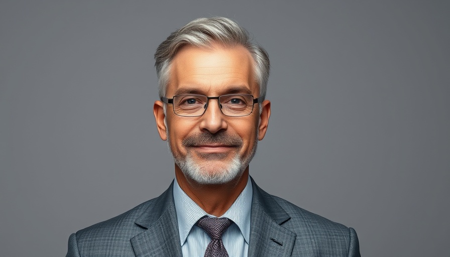 Professional man in a suit for financial planning concept