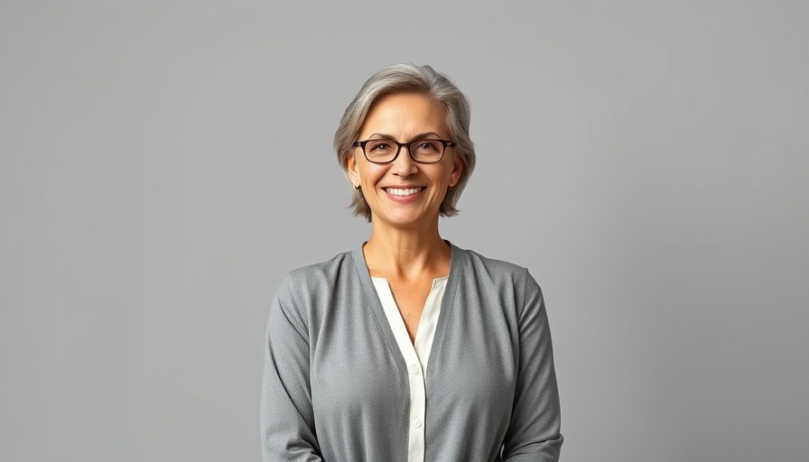 Professional woman smiling confidently, financial planning expert