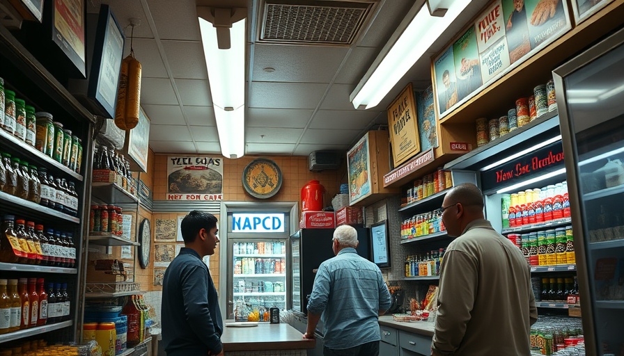 Impact of tariffs on small businesses in NYC, local bodega scene.
