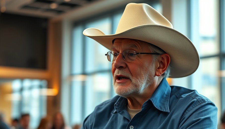 Man in cowboy hat at tech conference discussing Top Advisor Tech Trends from T3